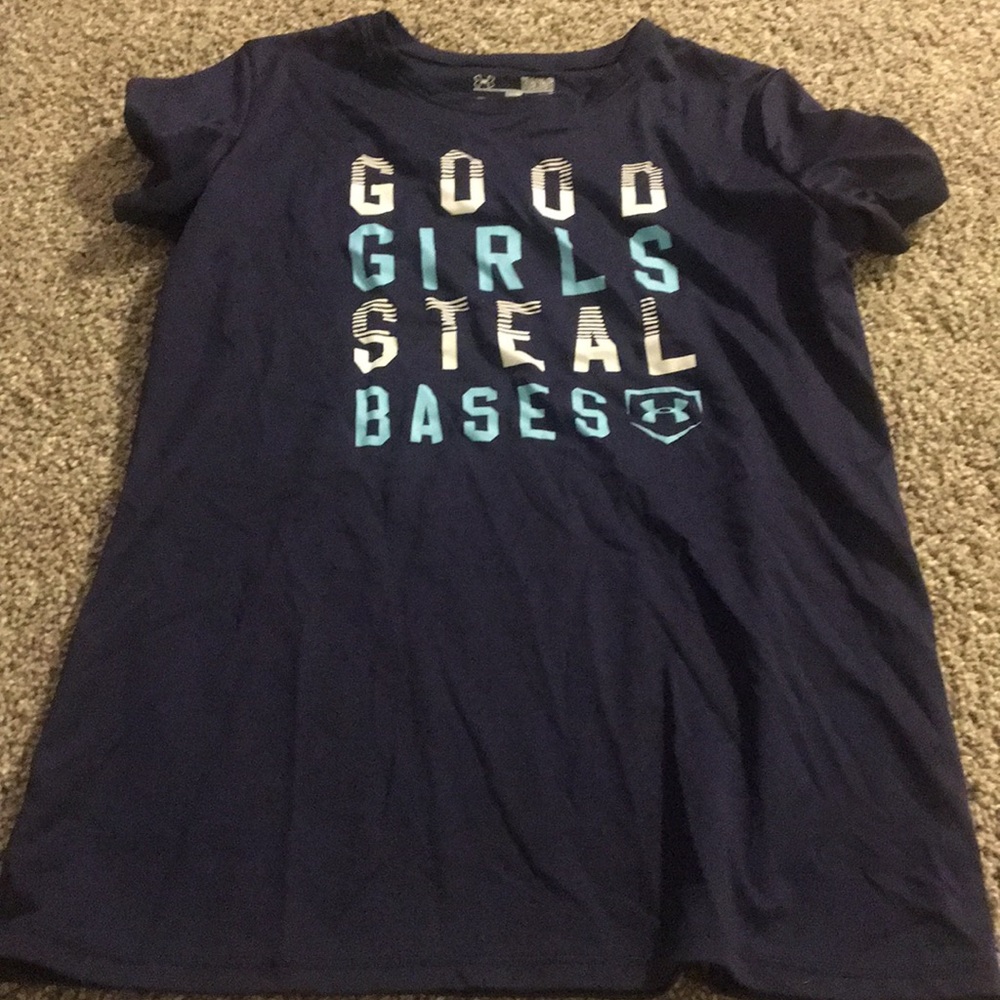 Navy under armour tee